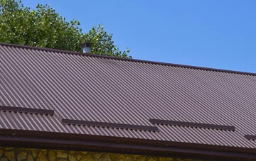 typical Llanvihangel Ystern Llewern corrugated roof uses